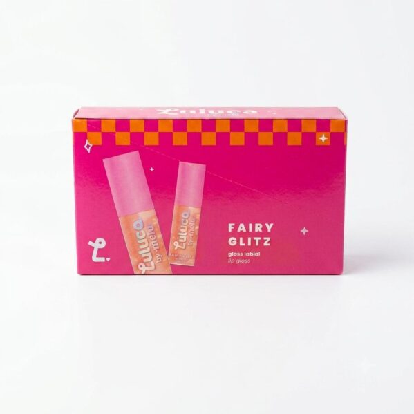 Box Gloss Labial Fairy Glitz Luluca By Melu 6ml – Validade 2028