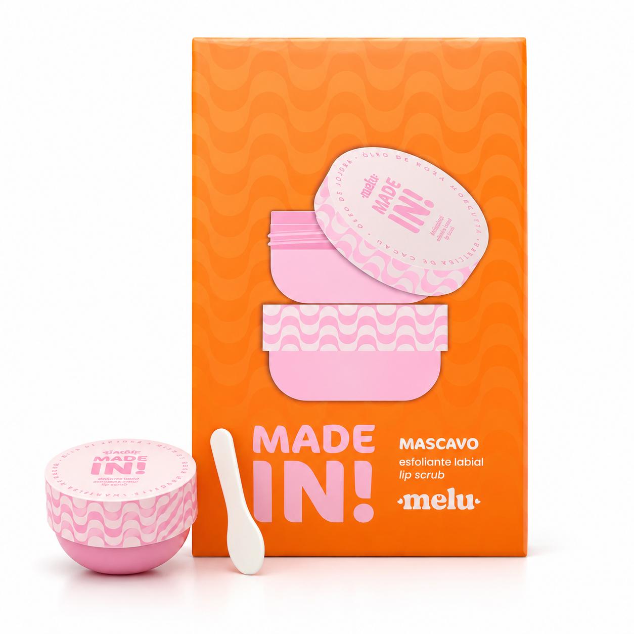 BOX C/12 – ESFOLIANTE LABIAL MELU MADE IN! MASCAVO