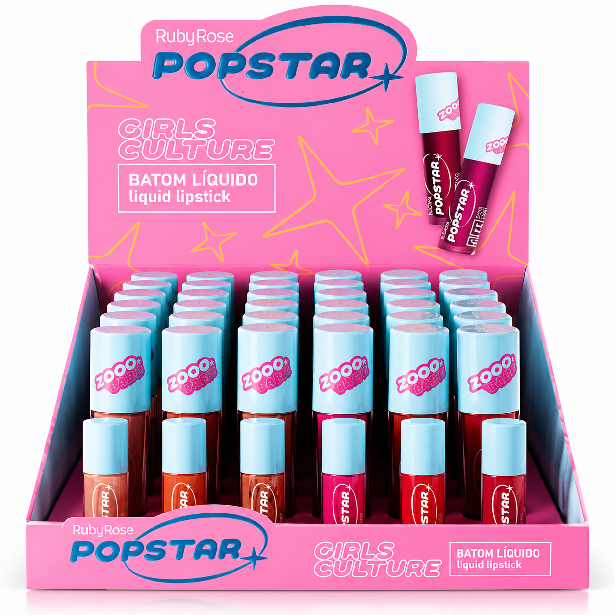 Batom Líquido Popstar Girls Culture Ruby Rose
