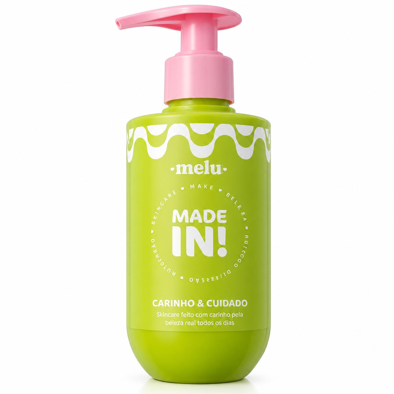 Kit C/10 Sabonete Líquido Corpo e Mão Made In Melu 230ml