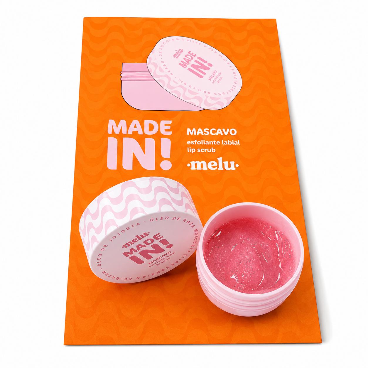 BOX C/12 – ESFOLIANTE LABIAL MELU MADE IN! MASCAVO - Imagem 3